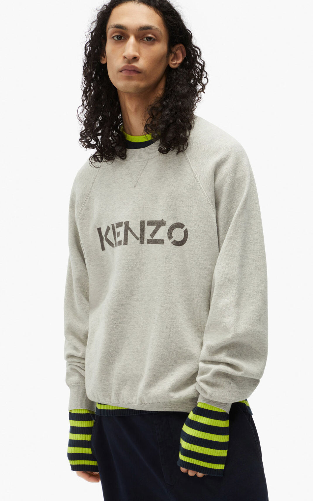 Kenzo logo Puloveri Muške - Sive - Hrvatska LXACGD726